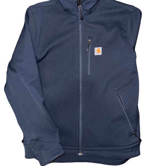 Carhartt Men's Rain Defender Relaxed Fit Softshell Jacket Heavyweight Protection - Picture 1 of 3